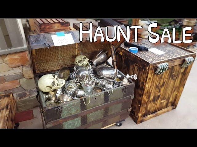 Cheap Outdoor Halloween Decorations | Home Haunt Garage Sale | Pirate Themed Halloween Prop Ideas