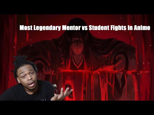 Isaiah Reacts to Most Legendary Mentor vs Student Fights in Anime