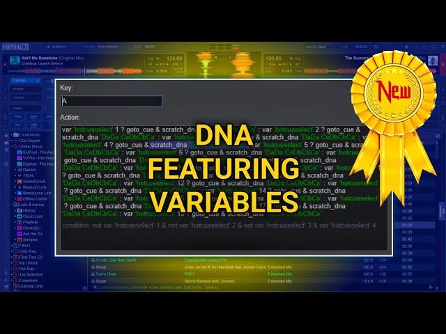 Virtual Dj Tutorial: Scratch DNA and A Hot Cue Variable using a Single Key.