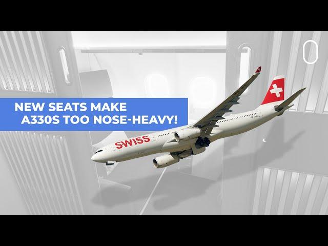 SWISS' New 1st Class Seats Cause Balance Issue