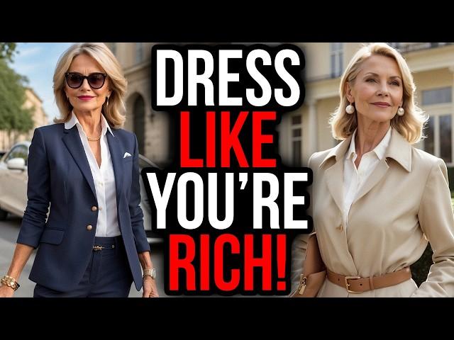 10 Style SECRETS Rich Women DON'T Want You to KNOW! | Fashion Tips for Women Over 50