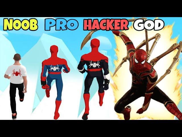 NOOB vs PRO vs HACKER vs GOD in Hero Challenge