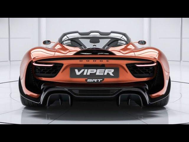 FIRST LOOK - 2025 Dodge Viper SRT Revealed: The American Supercar is Back!