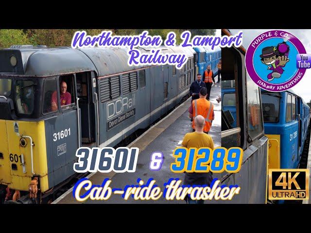 Double-headed Thrasher! Cab ride with 31601 'Devon Diesel Society' at NLR Gala 21/9/2024