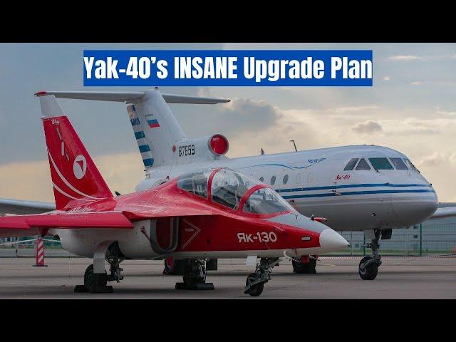 Russia May Produce New Yak-40 Regional Jets With Yak-130's AI-222-25 Engines