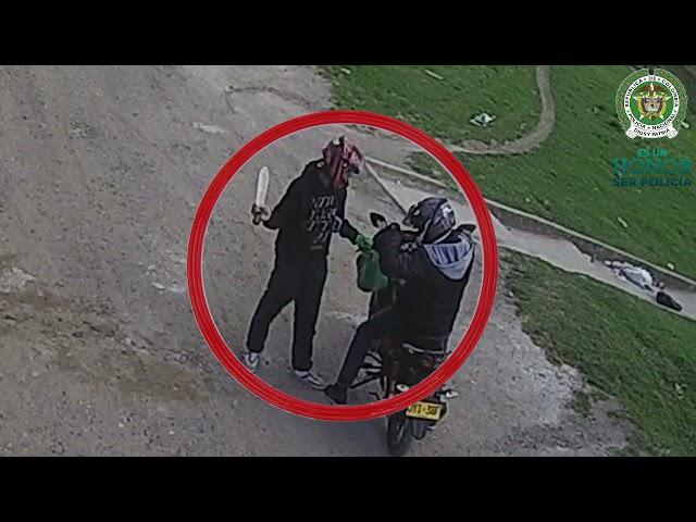 Pasajero de mototaxista en Pasto lo robó, luego fue capturado, aquí el video.