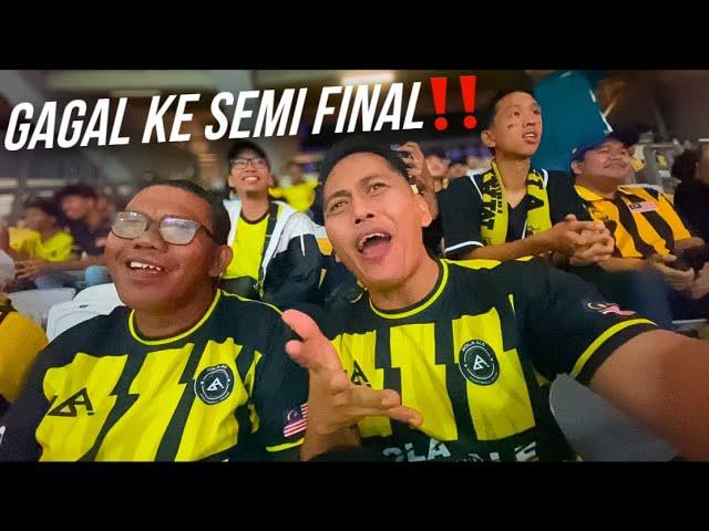 MALAYSIA 0-0 SINGAPORE !! MALAYSIA GAGAL KE SEMI FINAL AMEC !! VLOG