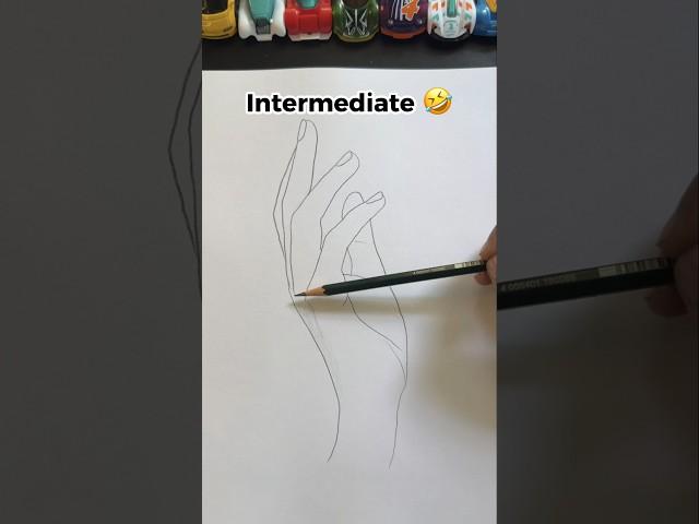 Hand Drawing Progression ! #shorts