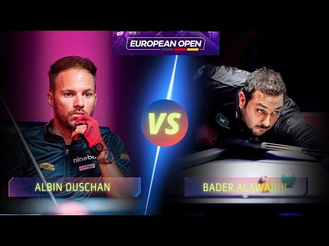 ALBIN OUSCHAN VS BADER ALAWADHI | 2022 EUROPEAN OPEN  #9ballpool #highlights #nineball