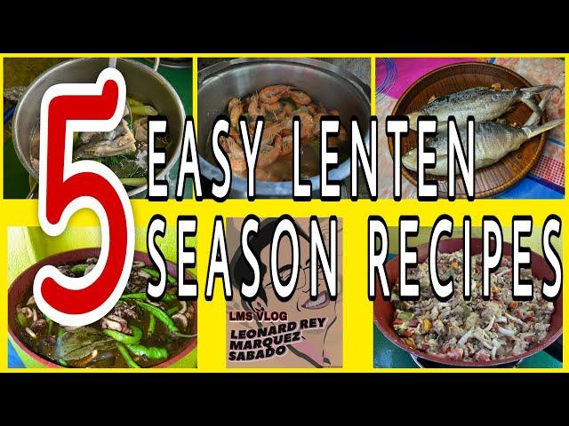 TEASER : EASY LENTEN RECIPE IDEAS by LMS VLOG