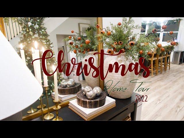 ￼￼NEW2022 Christmas Home Tour/ Neutral Christmas decor/ Christmas decorate with me