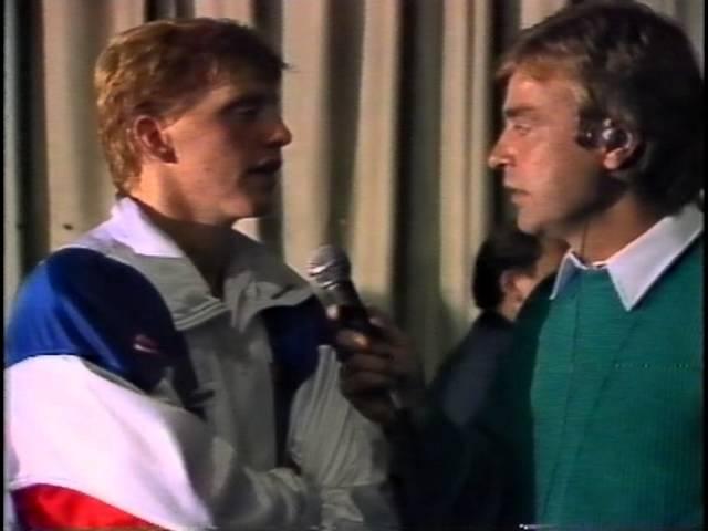 Davis Cup 1986 in Essen - Interview mit Boris Becker vom 3. Oktober 1986