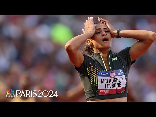 All Angles: Sydney McLaughlin-Levrone's WORLD RECORD Trials victory, stride by stride | NBC Sports