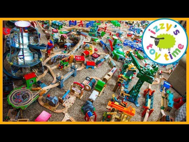 Thomas and Friends MASSIVE TRACK TOUR! Fun Toy Trains !