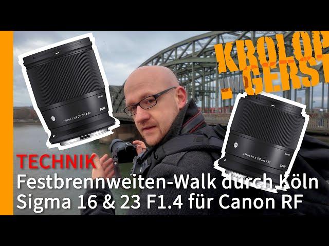 Fixed focal length walk through Cologne – Sigma 16mm and 23mm F1.4 for Canon RF  Krolop&Gerst