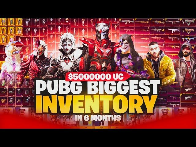 PUBG BIGGEST INVENTORY IN 6 MONTHS ONLY $5000000 UC