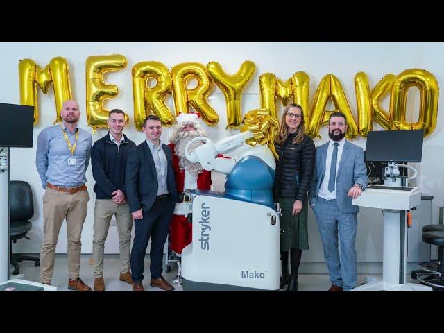 Santa delivers our new Mako Orthopaedic Robot to Kingsbridge North West