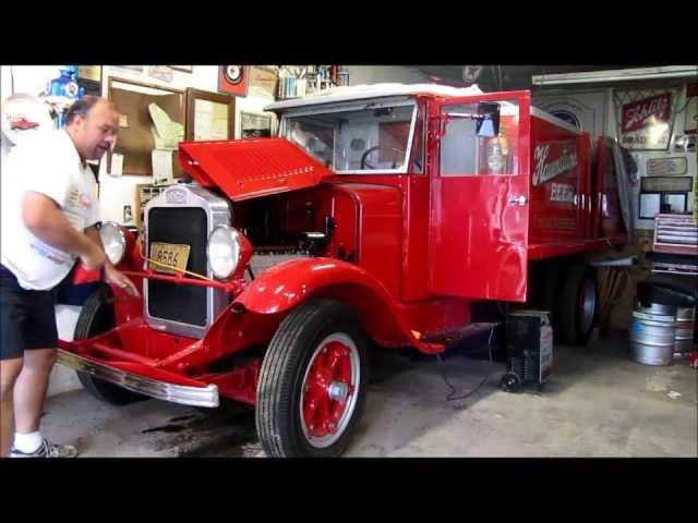 Starting the 1932 Beer truck