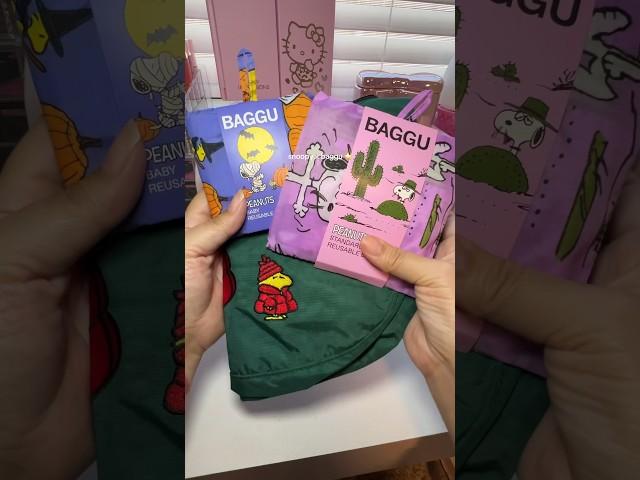 Baggu Haul! Got The Snoopy Collab! #snoopy #baggu #unboxing