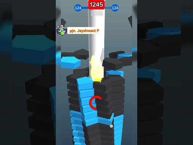 level 1245 happy stack ball game  #totalgaming #gameplay #shorts #ballgame #gameplay #viral #games