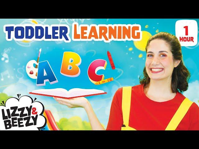 Learn ABCs, Shapes, and Colors Toddler Learning Videos | Preschool,Nursery Rhymes,Phonics