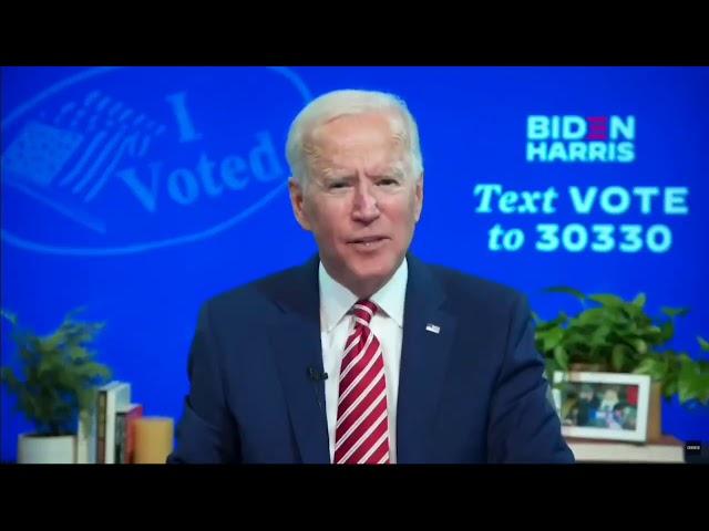 Joe Biden brags about having “the most extensive and inclusive VOTER FRAUD organization” in history.
