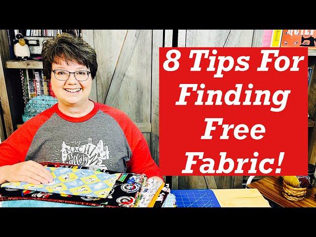 No-Budget Quilting:  8 Tips For Finding Free Fabric