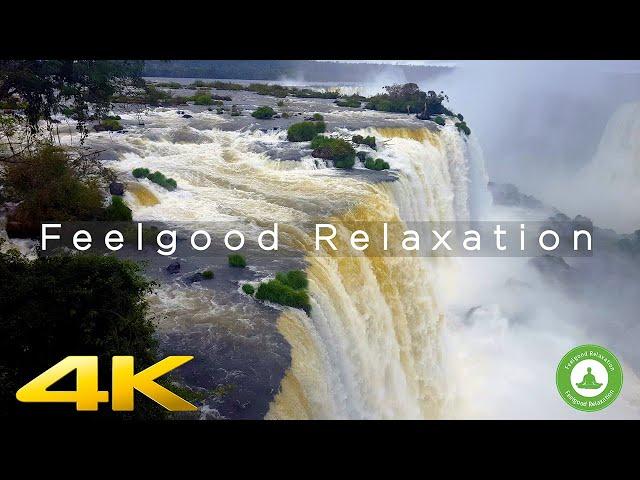 Gigantic Iguazu Falls on Argentinian side 10 hours 4K