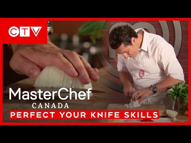 How To Dice An Onion Like A MasterChef | MasterChef Canada S7E11