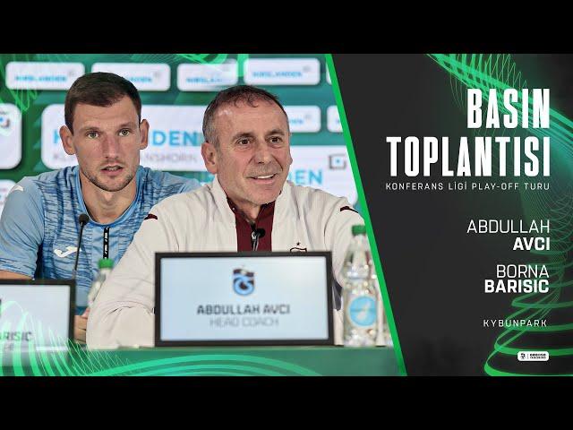 Teknik Direktörümüz Abdullah Avcı ve futbolcumuz Borna Barisic’in basın toplantısı