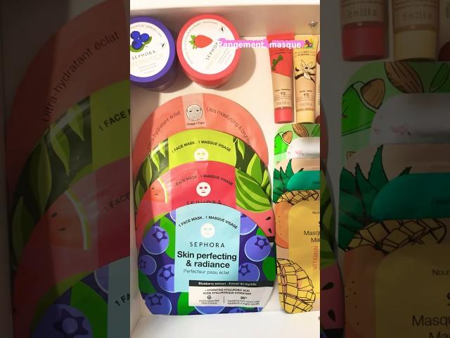 #skincare #masques #rangement #rangementmaquillage #sephora #makeup 