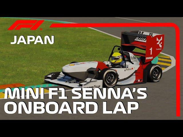 F1 Mini Onboard Lap Ayrton Senna Suzuka l Formula student l Mini Suzuka l Assetto Corsa