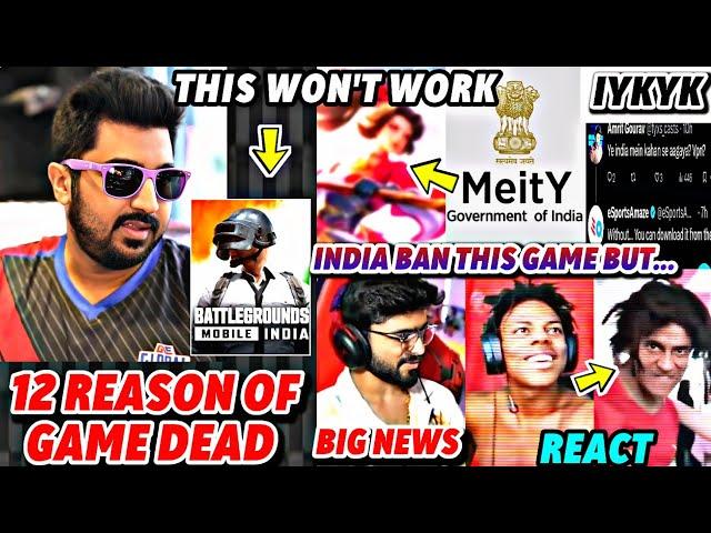 Banned Game Back in India  Silence Broken on BGMI Getting Dead ️ GE BGMI Return?  Speed Reacts 