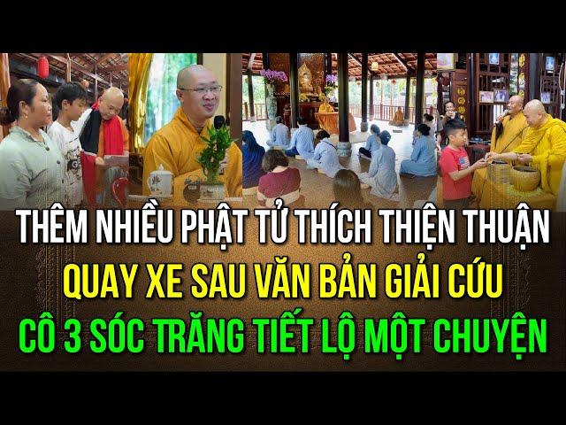 Nhiều người là Phật tử sư Thích Thiện Thuận quay xe, sau văn bản giải cứu các bé trong TV Minh Đạo