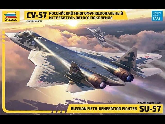 Zvezda 7319 Su-57 1/72 scale review