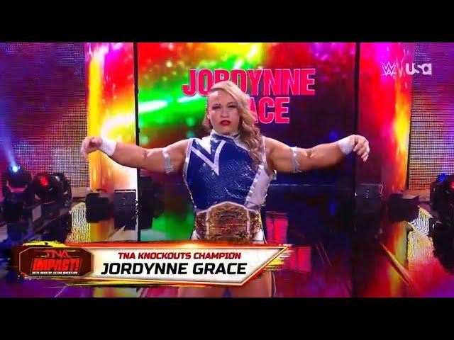 TNA Knockouts Champion Jordynne Grace Entrance on NXT: WWE NXT, Sept. 10, 2024