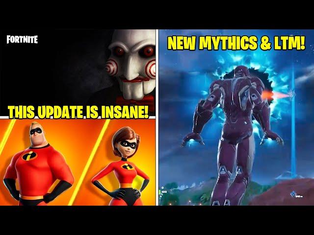 *NEW* Fortnite Update! | Marvel LTM & Iron Man Mythics!