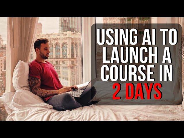  Launch a 6-7 Figure Mini Course in 2 Days Using AI (FULL GUIDE)