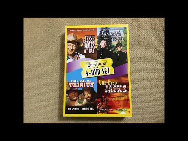 All-Day Movie Pass 4-DVD Set Western Legends Dd Double D 8602 Westerns Overview