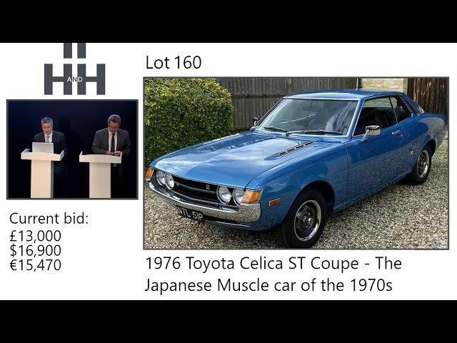 WATCH LIVE | The H&H Auction of classic, collector and performance motorcars - October 2024