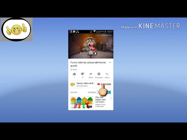 Funny video by cat(saurabh kumar gupta)