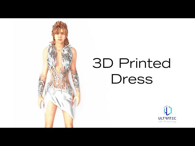 3D Printed Dress by Ultratec 3D Printing for UK Fashion Show.