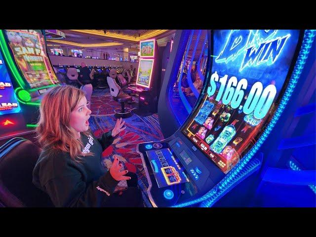 We Hit Big on the FRANKENSTEIN Slot in Las Vegas! (So Many Bonuses!)