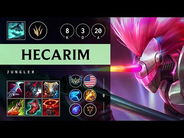 Hecarim Jungle vs Graves - NA Challenger Patch 25.04