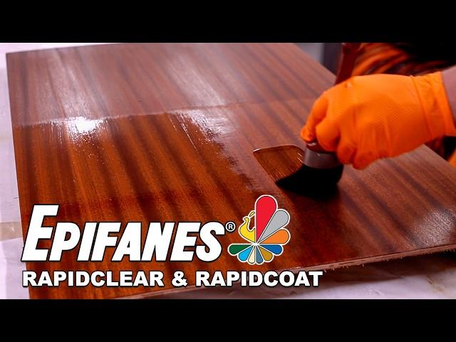 How To Apply Epifanes Rapidclear and Rapidcoat | Quick Drying Varnishes