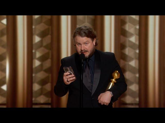 Brady Corbet Wins Best Director – Motion Picture | 82nd Annual Golden Globes