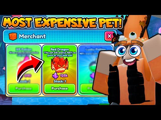  I BOUGHT THE MOST *EXPENSIVE PET* IN PET WORLD... (Roblox)