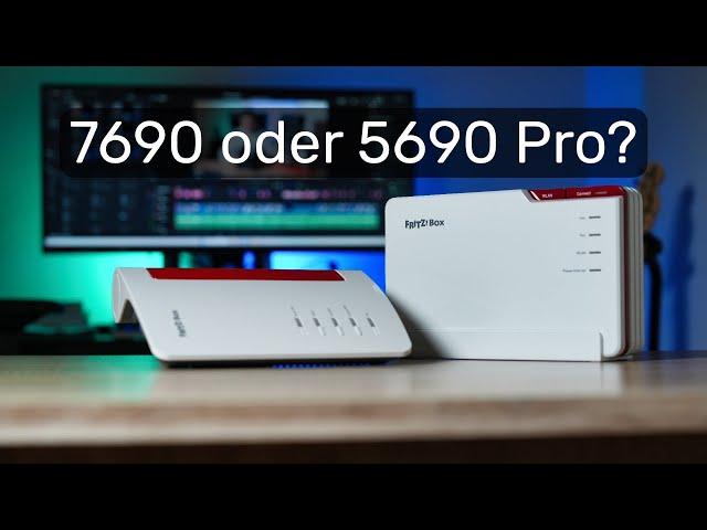 AVM FRITZ!Box 7690 oder 5690 Pro? Welche ist sinnvoller? 5690 Pro vs 7690