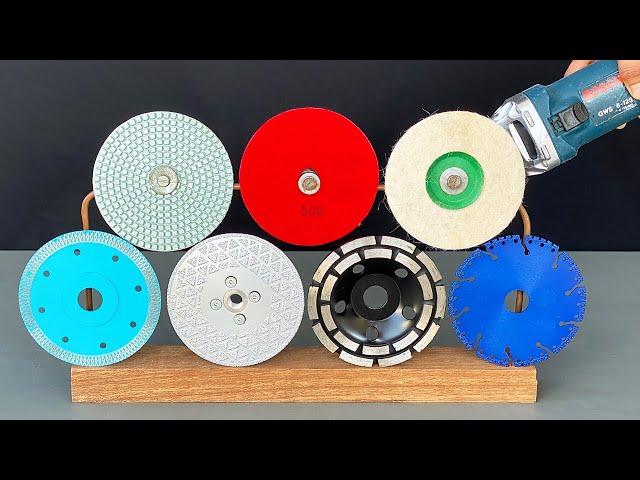 10 Amazing & Useful Angle Grinder Disc !!!