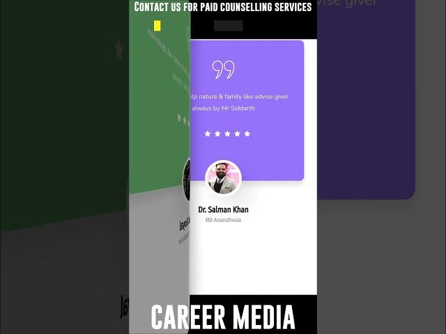 #neetpg2024counselling career Media Review by Students #careermedia #careermediareview